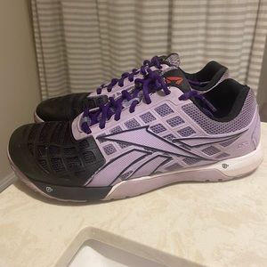 Purple/Black Reebok Nano CF74 Shoes
